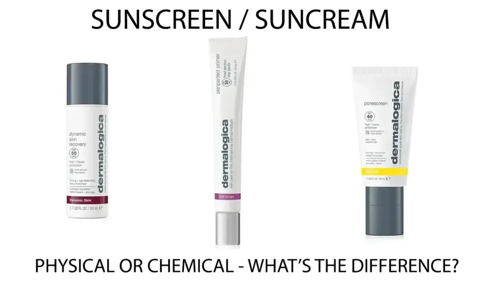 three spf sunscreen products by dermalogica